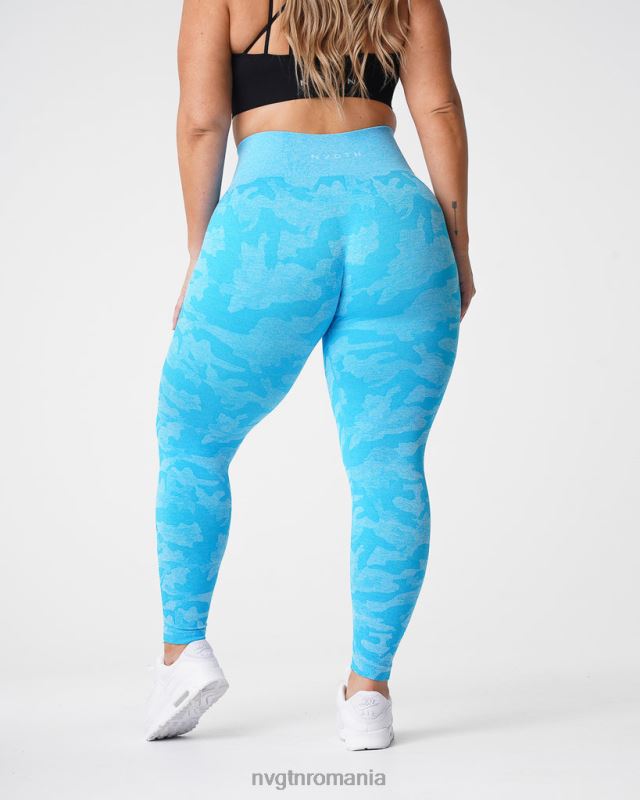 NVGTN jambiere camuflate fără cusături fitness Caraibe femei F0DH666