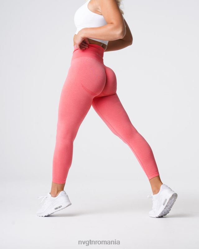 NVGTN jambiere curbe fără cusături fitness coral femei F0DH612