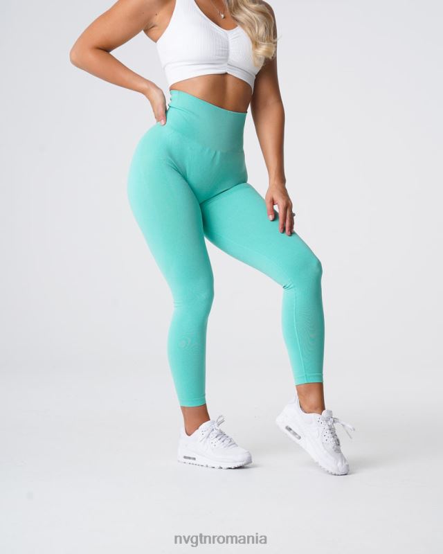 NVGTN jambiere fără cusături de contur fitness mentă femei F0DH531