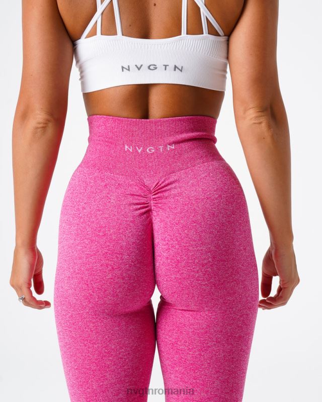 NVGTN leggings fără cusături fitness fucsie femei F0DH644
