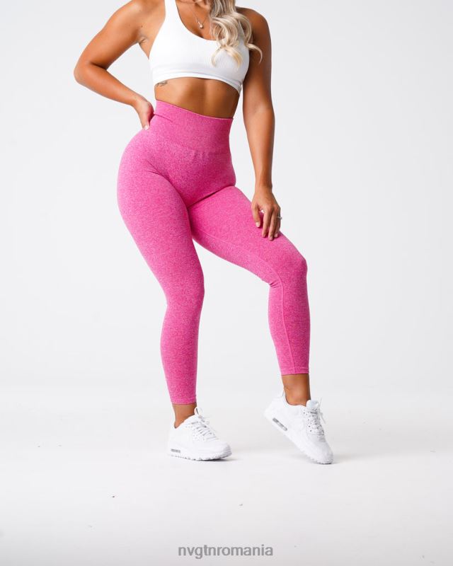 NVGTN leggings fără cusături fitness fucsie femei F0DH644