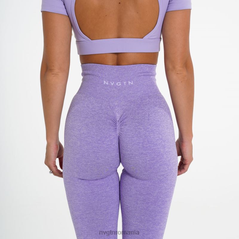 NVGTN leggings fără cusături fitness liliac femei F0DH646