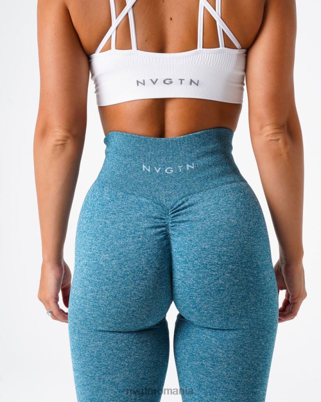 NVGTN leggings fără cusături fitness teal femei F0DH643