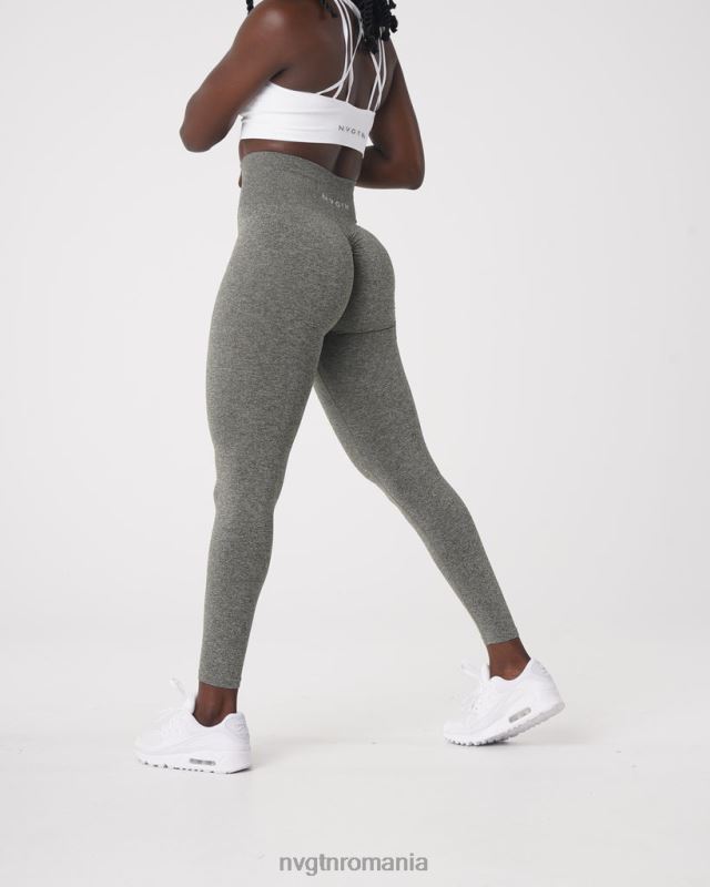 NVGTN leggings fără cusături fitness verde kaki femei F0DH561