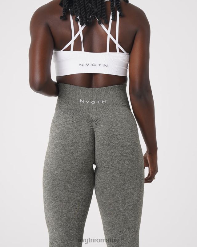 NVGTN leggings fără cusături fitness verde kaki femei F0DH561