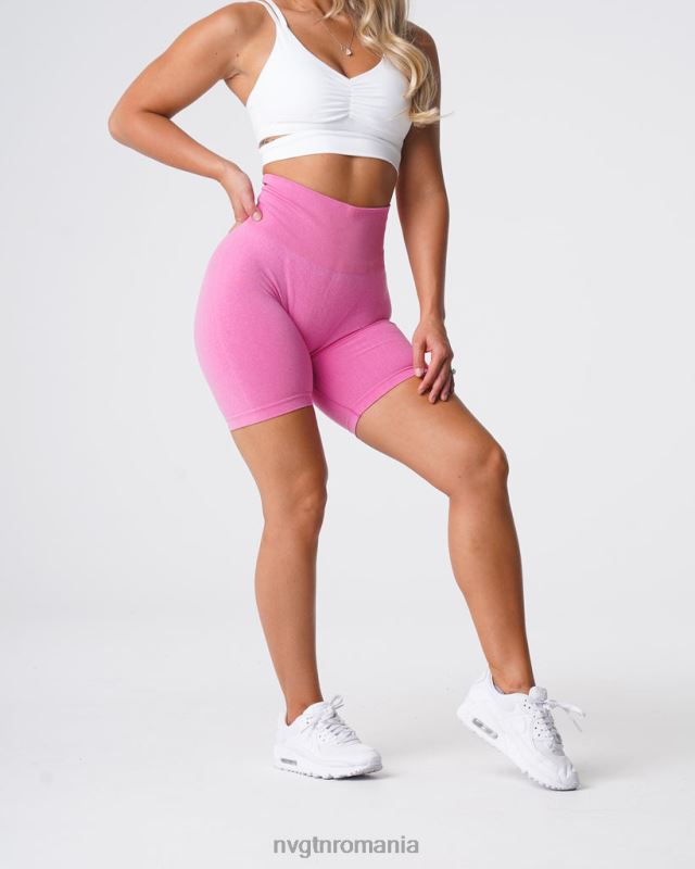 NVGTN pantaloni scurți de motociclist fitness gumă de mestecat roz femei F0DH479