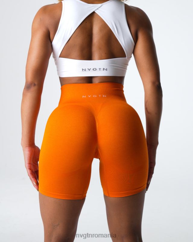 NVGTN pantaloni scurți fără sudură contour 2.0 fitness mandarin femei F0DH318