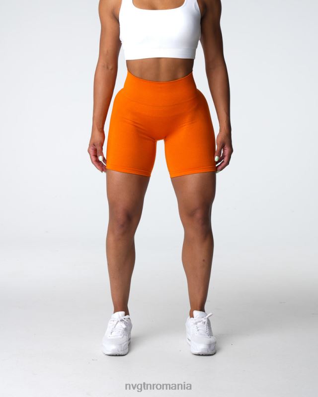NVGTN pantaloni scurți fără sudură contour 2.0 fitness mandarin femei F0DH318