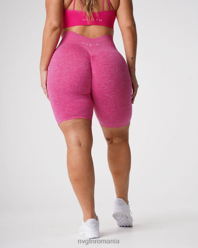 NVGTN pantaloni scurți fără sudură fitness fucsie femei F0DH427