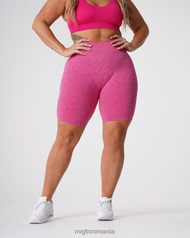 NVGTN pantaloni scurți fără sudură fitness fucsie femei F0DH427