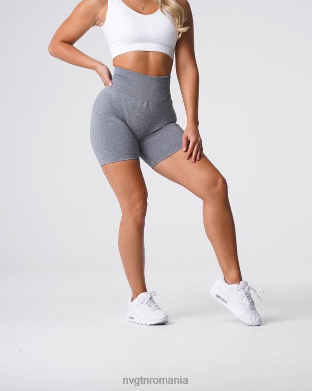 NVGTN pantaloni scurți fără sudură fitness gri femei F0DH394