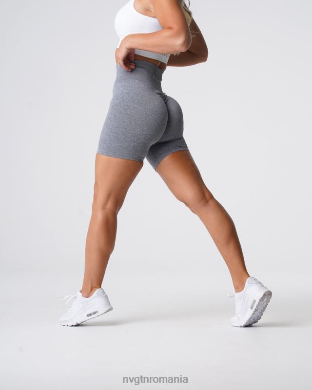 NVGTN pantaloni scurți fără sudură fitness gri femei F0DH394