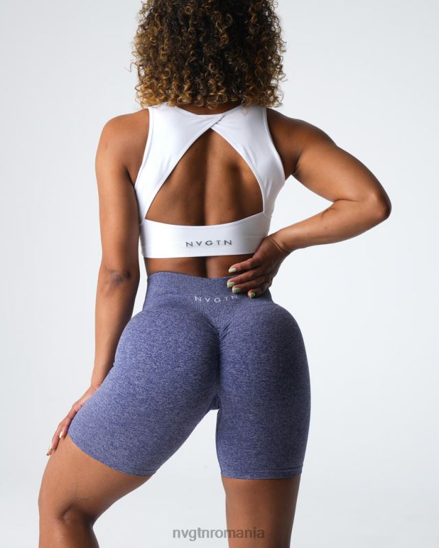 NVGTN pantaloni scurți fără sudură fitness indigo femei F0DH400
