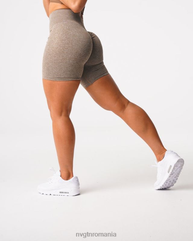 NVGTN pantaloni scurți fără sudură fitness moca femei F0DH418