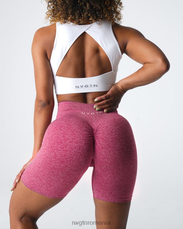 NVGTN pantaloni scurți fără sudură fitness purpuriu femei F0DH404
