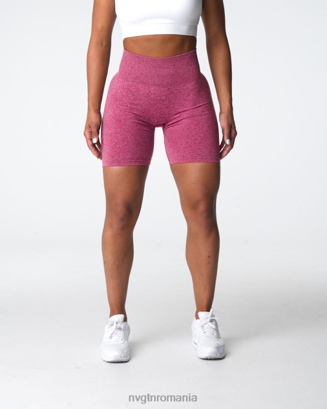 NVGTN pantaloni scurți fără sudură fitness purpuriu femei F0DH404