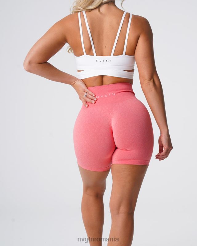 NVGTN pantaloni scurți pro fără cusături fitness coral femei F0DH381