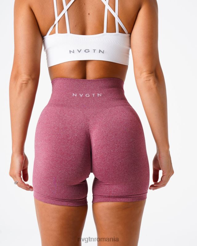 NVGTN pantaloni scurți pro fără cusături fitness maro femei F0DH385