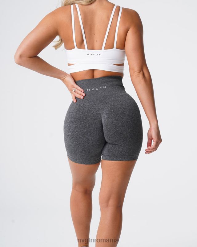 NVGTN pantaloni scurți pro fără cusături fitness pete negre femei F0DH357