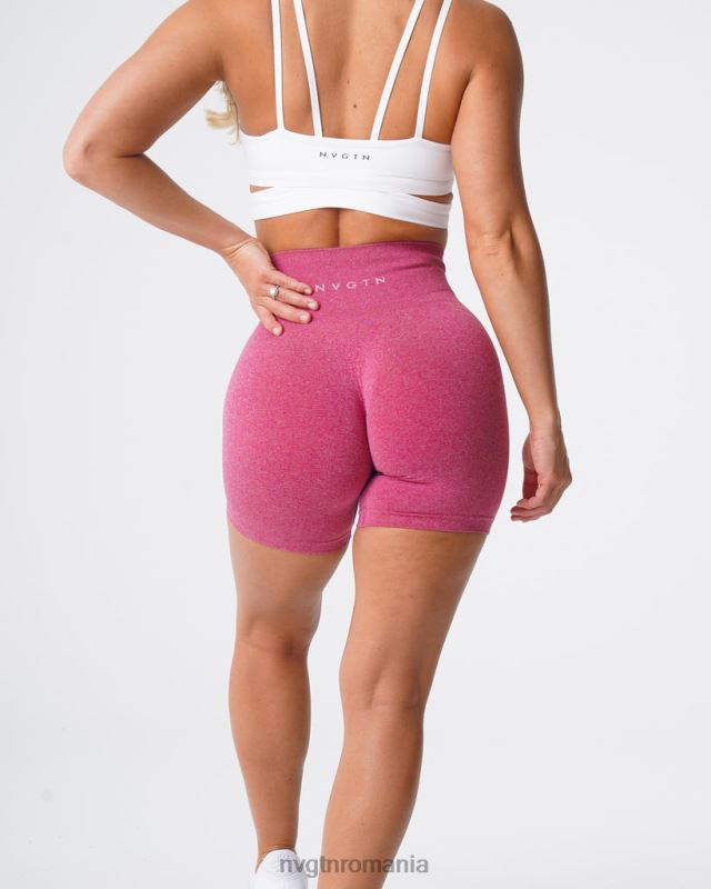 NVGTN pantaloni scurți pro fără cusături fitness purpuriu femei F0DH383