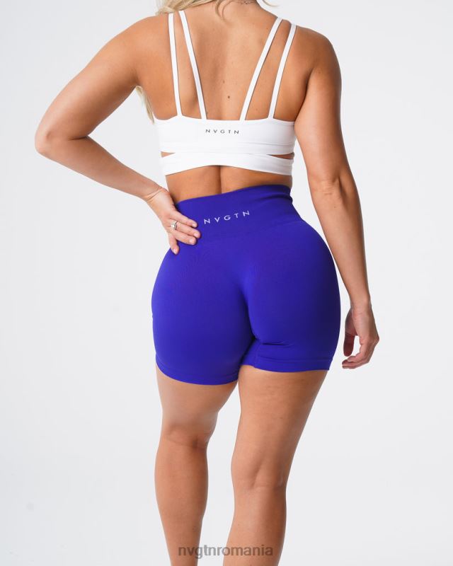 NVGTN pantaloni scurți solidi, fără cusături fitness cobalt femei F0DH459