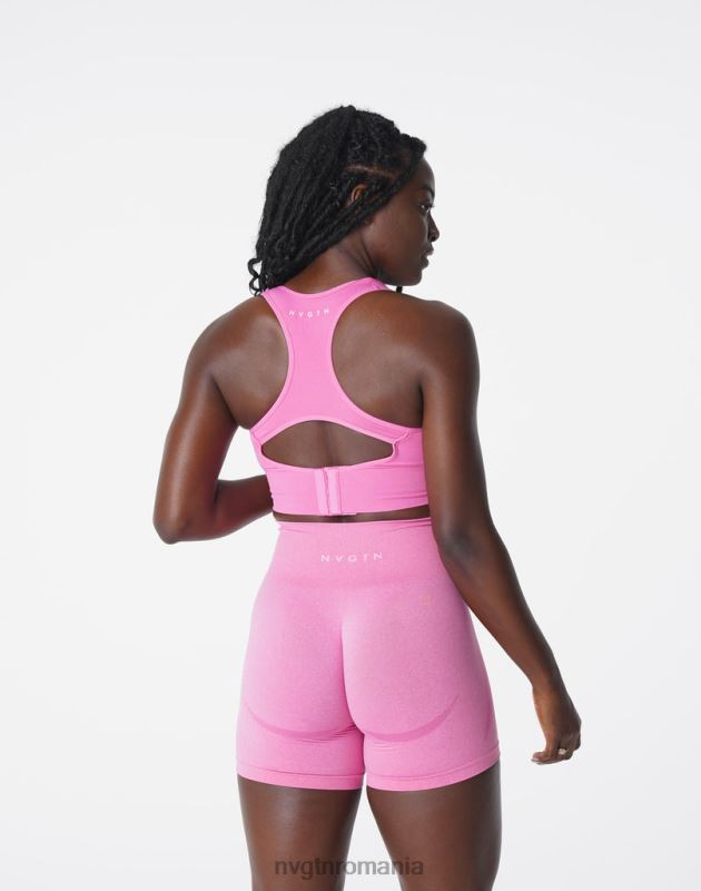 NVGTN aprinde sutien fără cusături fitness gumă de mestecat roz femei F0DH179