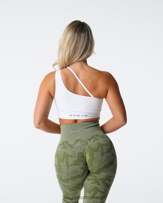 NVGTN raționalizați sutien fără cusături fitness alb femei F0DH125