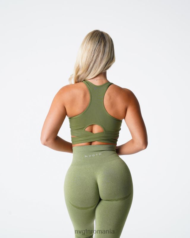 NVGTN sculptați topul sutienului fără cusături fitness luncă femei F0DH146