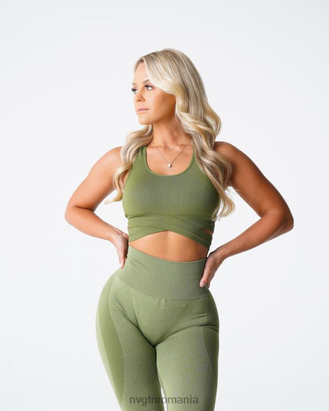 NVGTN sculptați topul sutienului fără cusături fitness luncă femei F0DH146