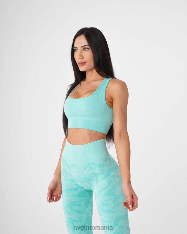 NVGTN sutien fără cusături eclipse fitness mentă femei F0DH110