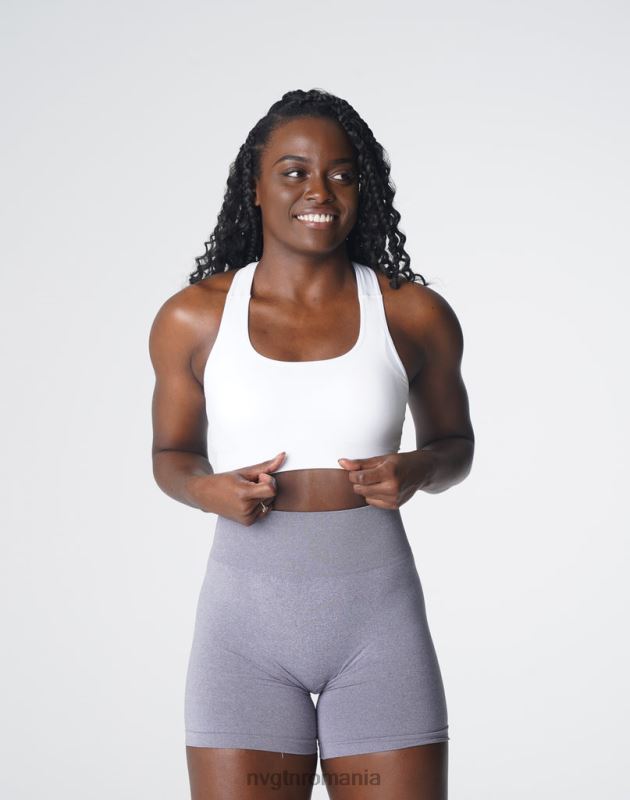 NVGTN sutien fără cusături surge fitness alb femei F0DH129