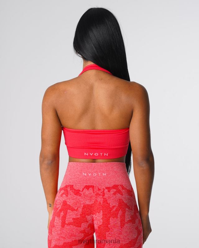 NVGTN sutien halter fără cusături cu nervuri nelimitate fitness Mar glazurat femei F0DH137