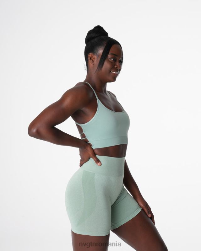 NVGTN sutien invincibil fără cusături fitness verde salvie femei F0DH29