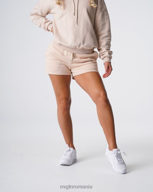 NVGTN pantaloni scurți de lounge esențiali mod de viata bej femei F0DH740