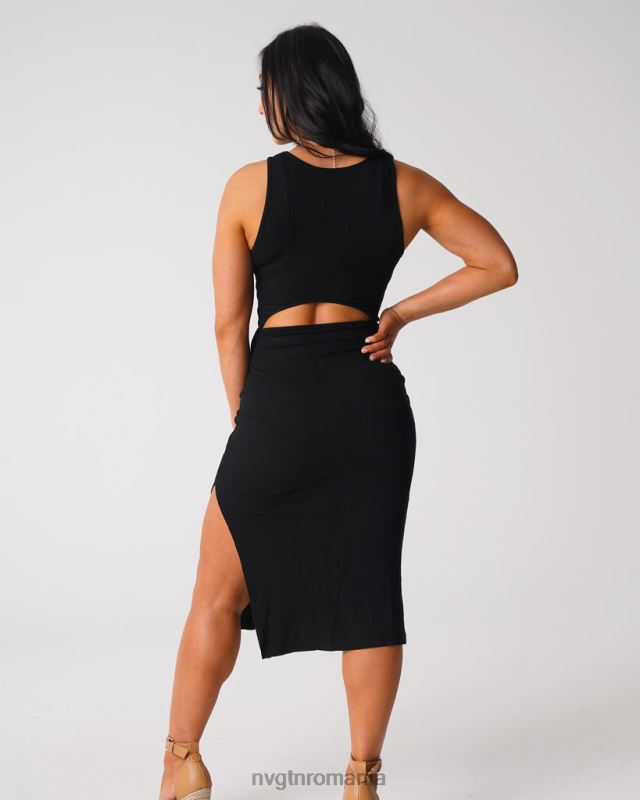 NVGTN rochie maxi pierdută în paradis mod de viata negru femei F0DH718