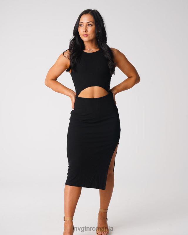 NVGTN rochie maxi pierdută în paradis mod de viata negru femei F0DH718